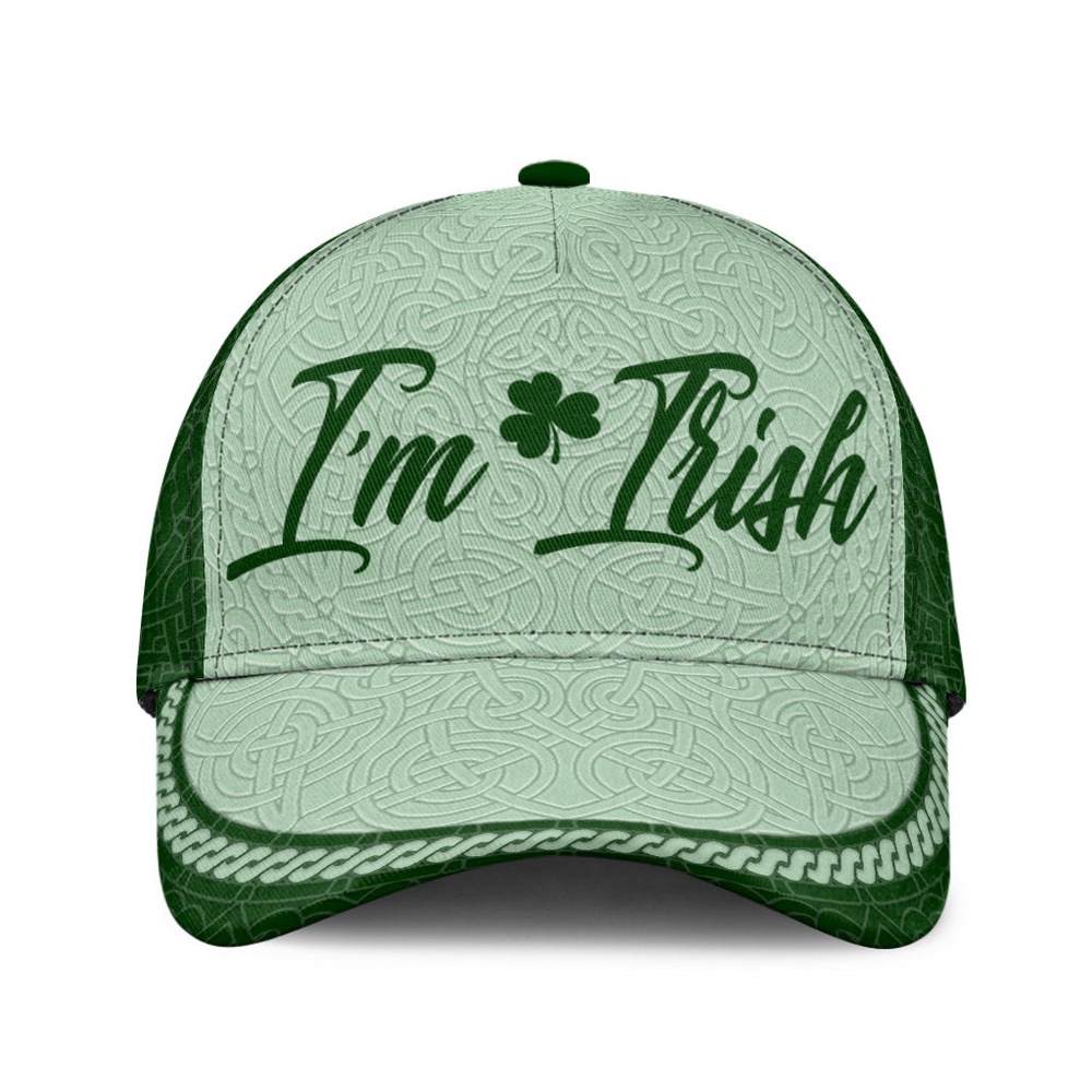 St Patricks Day Baseball Cap I m Irish Celtic Pattern Irish Baseball Cap Sports Adjustable Hat St. Patrick s Day Gift 1 xopavj.jpg St Patricks Day Baseball Cap I m Irish Celtic Pattern Irish Baseball Cap Sports Adjustable Hat St. Patrick s Day Gift 1 xopavj.jpg