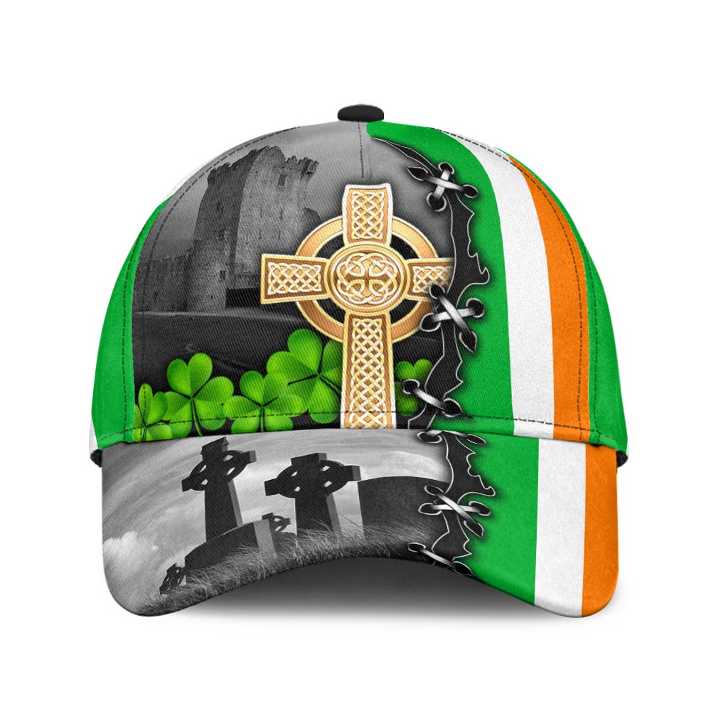 St Patricks Day Baseball Cap Ireland Flag Celtic Cross Shamrock Baseball Cap Classic Hat Unisex Sports Adjustable Cap Irish Gift For St. Patrick s Day 1 runwrq.jpg St Patricks Day Baseball Cap Ireland Flag Celtic Cross Shamrock Baseball Cap Classic Hat Unisex Sports Adjustable Cap Irish Gift For St. Patrick s Day 1 runwrq.jpg