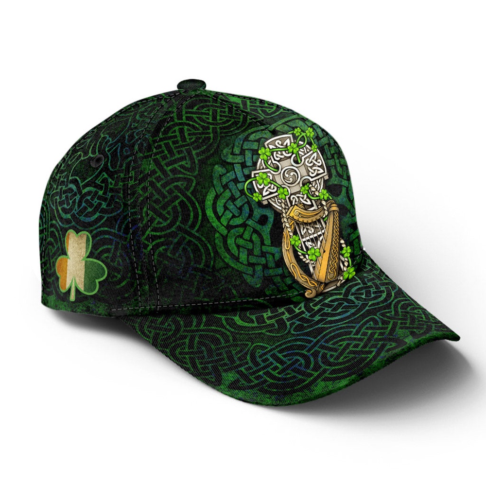 St Patricks Day Baseball Cap Irish Celtic Cross Green Pattern Irish Baseball Cap Sports Adjustable Hat St. Patrick s Day Gift 2 buz11a.jpg St Patricks Day Baseball Cap Irish Celtic Cross Green Pattern Irish Baseball Cap Sports Adjustable Hat St. Patrick s Day Gift 2 buz11a.jpg