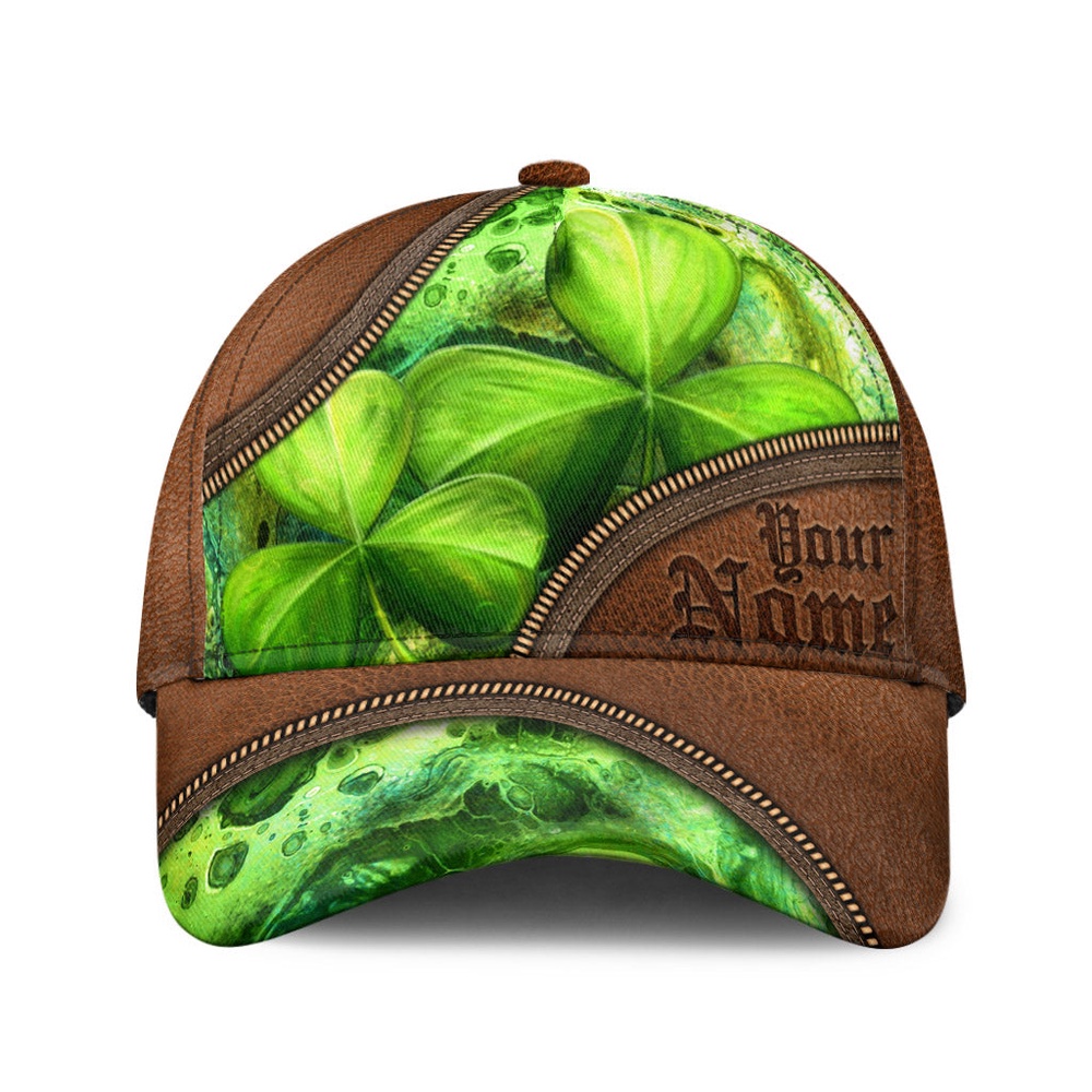 St Patricks Day Baseball Cap Irish Shamrock Leather Pattern Zipper Personalized Custom Irish Baseball Cap Sports Adjustable Hat St. Patrick s Day Gift 1 owtets.jpg St Patricks Day Baseball Cap Irish Shamrock Leather Pattern Zipper Personalized Custom Irish Baseball Cap Sports Adjustable Hat St. Patrick s Day Gift 1 owtets.jpg