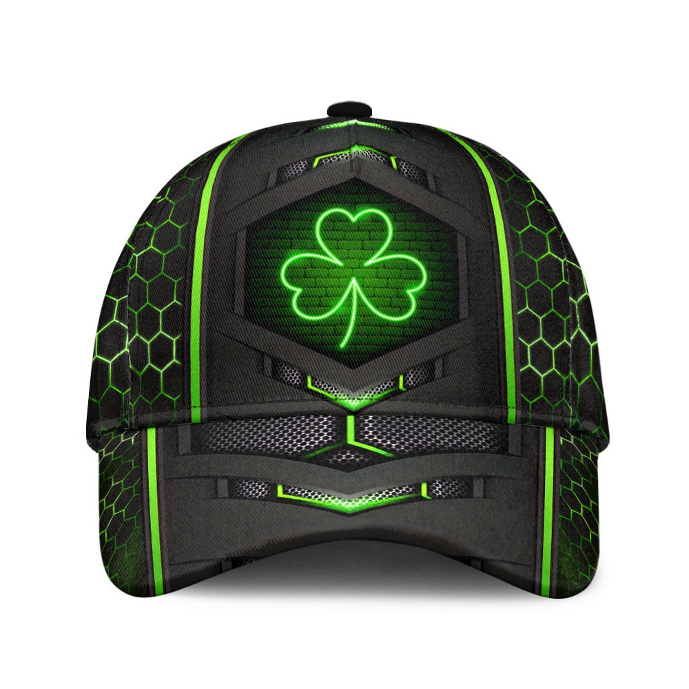 St Patricks Day Baseball Cap Irish Shamrock Neon Carbon Irish Baseball Cap Sports Adjustable Hat St. Patrick s Day Gift 1 bvrc2d.jpg
