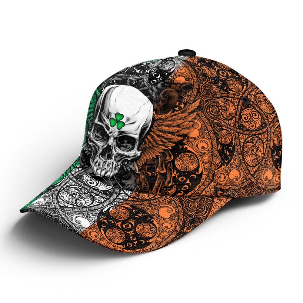 St Patricks Day Baseball Cap Irish Skull Ireland Flag Celtic Pattern Irish Baseball Cap Sports Adjustable Hat St. Patrick s Day Gift 3 b6jx3y.jpg