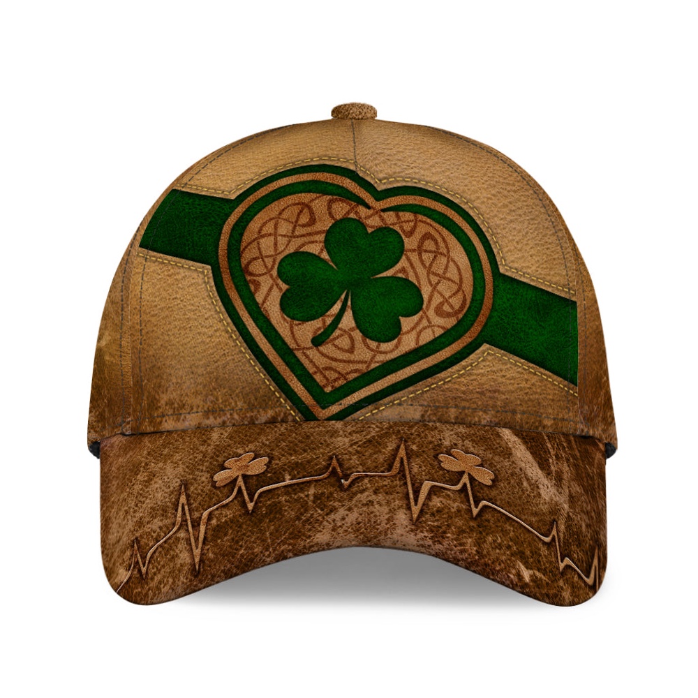 St Patricks Day Baseball Cap Shamrock Heart Leather Classic Irish Baseball Cap Sports Adjustable Hat St. Patrick s Day Gift 1 qszxvm.jpg