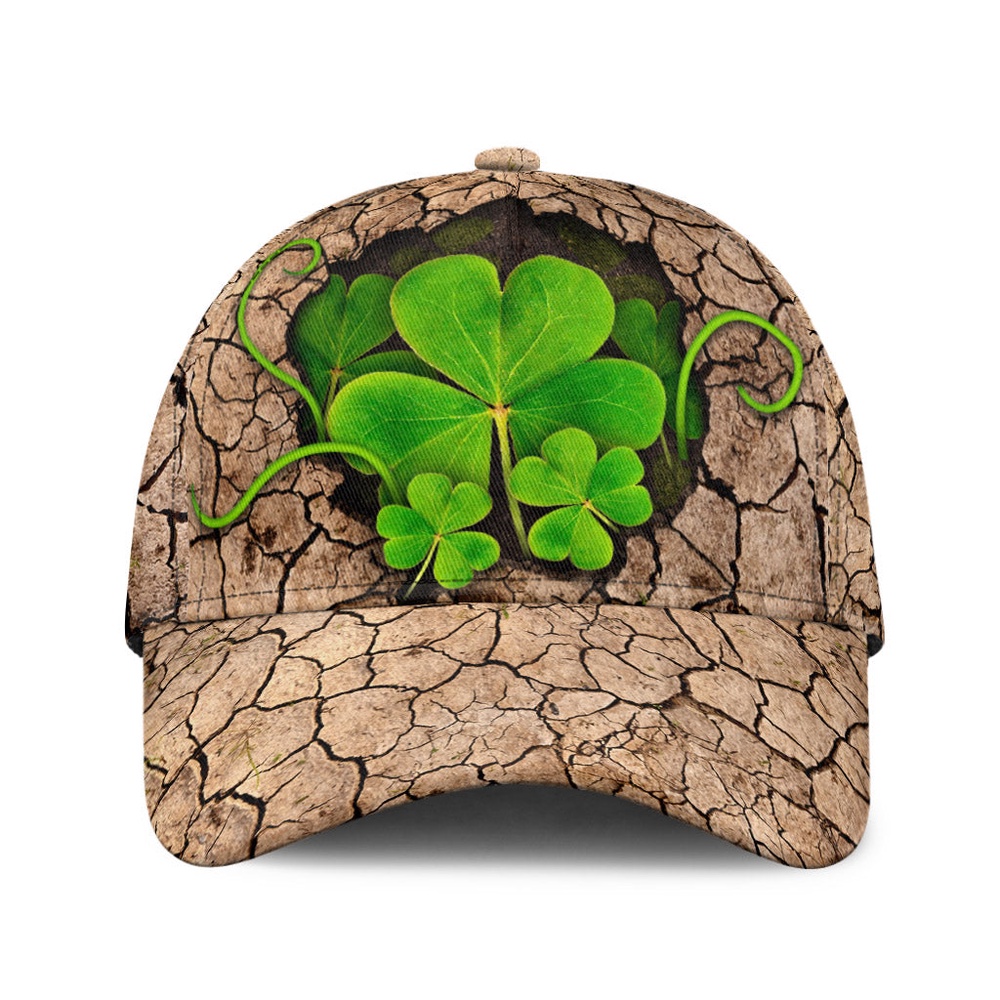 St Patricks Day Baseball Cap Shamrock In The Hole Dry Soil Irish Baseball Cap Sports Adjustable Hat St. Patrick s Day Gift 1 mwxval.jpg
