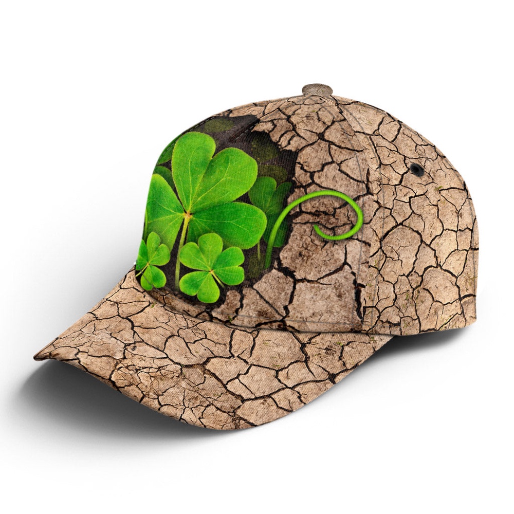 St Patricks Day Baseball Cap Shamrock In The Hole Dry Soil Irish Baseball Cap Sports Adjustable Hat St. Patrick s Day Gift 2 fvtsg4.jpg
