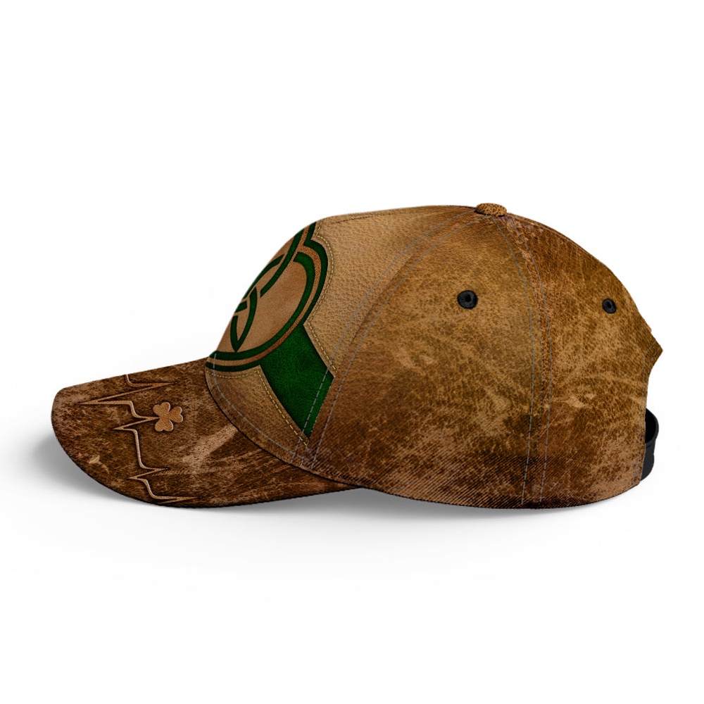 St Patricks Day Baseball Cap Triquetra Heart Leather Classic Irish Baseball Cap Sports Adjustable Hat St. Patrick s Day Gift 3 wu0hfw.jpg