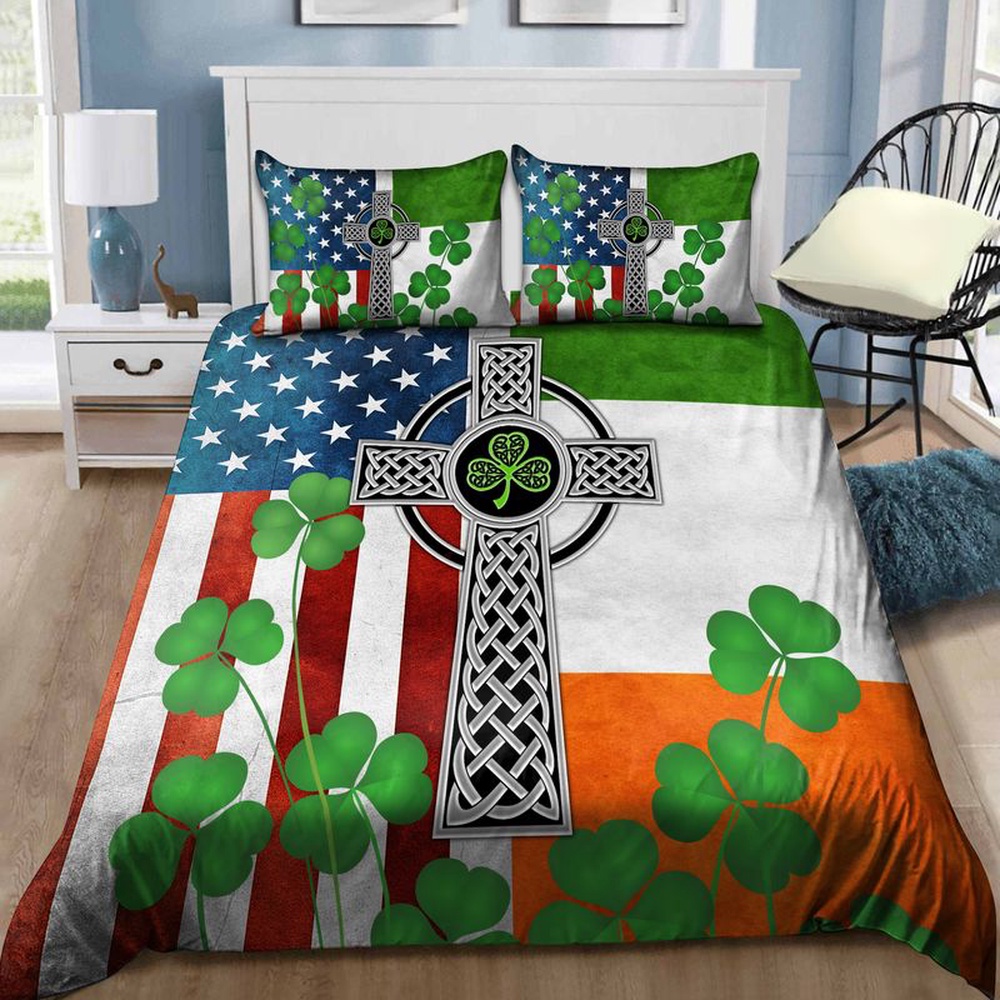 St Patricks Day Bedding Set Irish Celtic Knot Cross St.patrick Day D Design Bedding Set Irish Lovers Gift 1 cxppcz.jpg St Patricks Day Bedding Set Irish Celtic Knot Cross St.patrick Day D Design Bedding Set Irish Lovers Gift 1 cxppcz.jpg