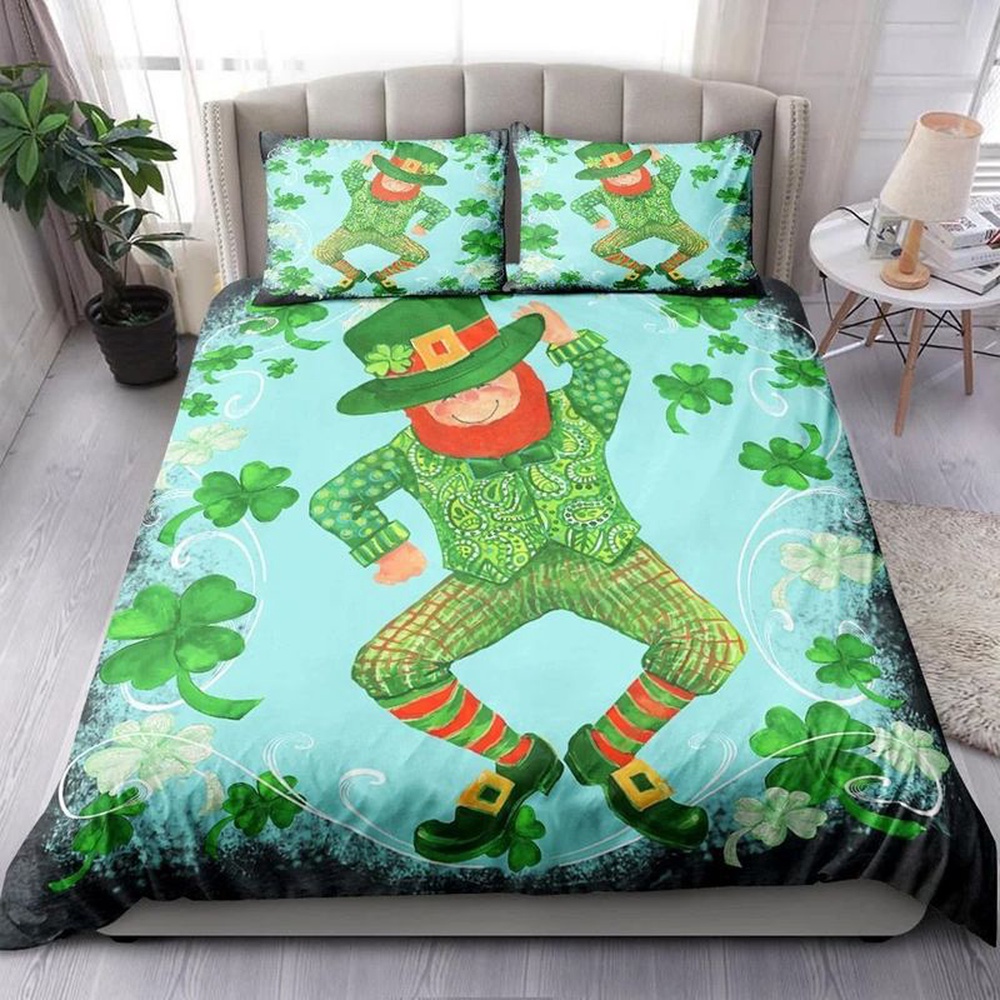St Patricks Day Bedding Set Irish Dancing Lucky Holiday Shamrock Green Bedding Set St Patrick s Day 1 pbdvli.jpg St Patricks Day Bedding Set Irish Dancing Lucky Holiday Shamrock Green Bedding Set St Patrick s Day 1 pbdvli.jpg