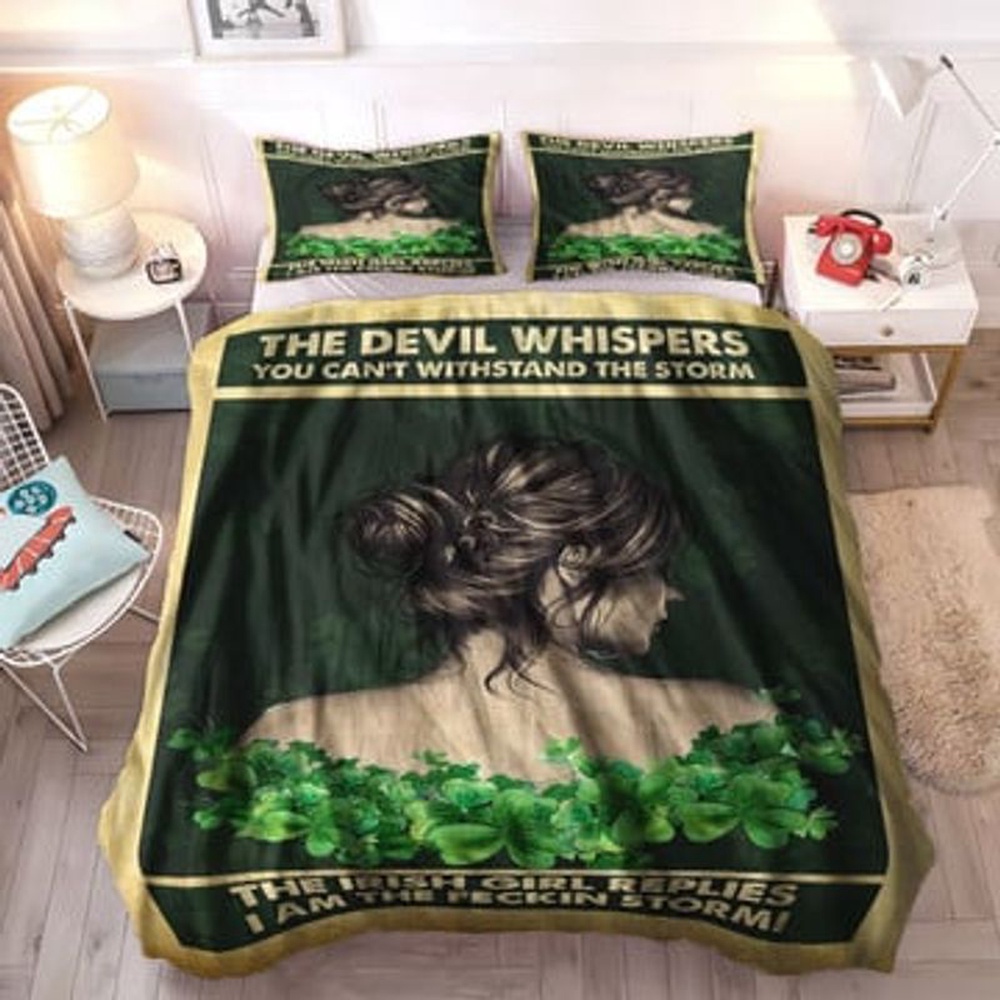 St Patricks Day Bedding Set Irish Girl Motivation St Patrick s Day Bedding Set The Devil Whispers 1 bu2hqw.jpg St Patricks Day Bedding Set Irish Girl Motivation St Patrick s Day Bedding Set The Devil Whispers 1 bu2hqw.jpg