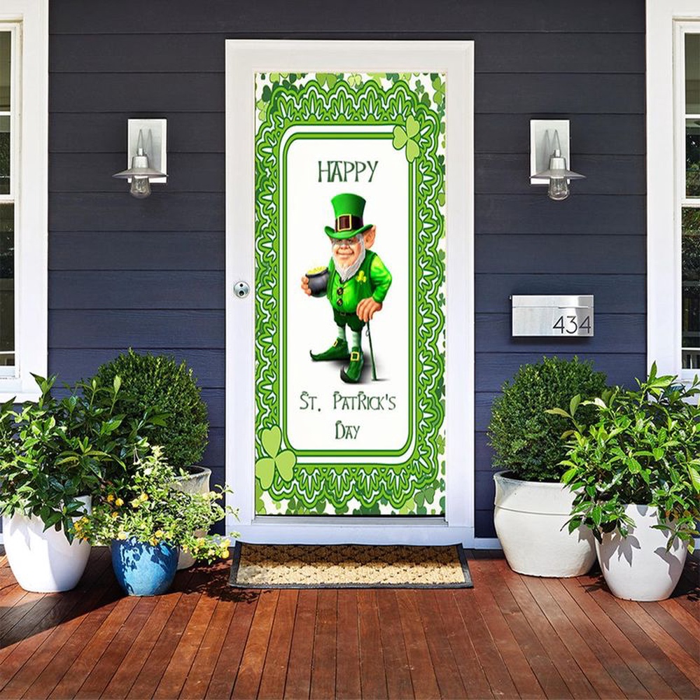 St Patricks Day Door Cover Happy St Patrick s Day Door Cover Irish Lucky Door Cover Home Decoration Family Gift Idea 1 sjennm.jpg