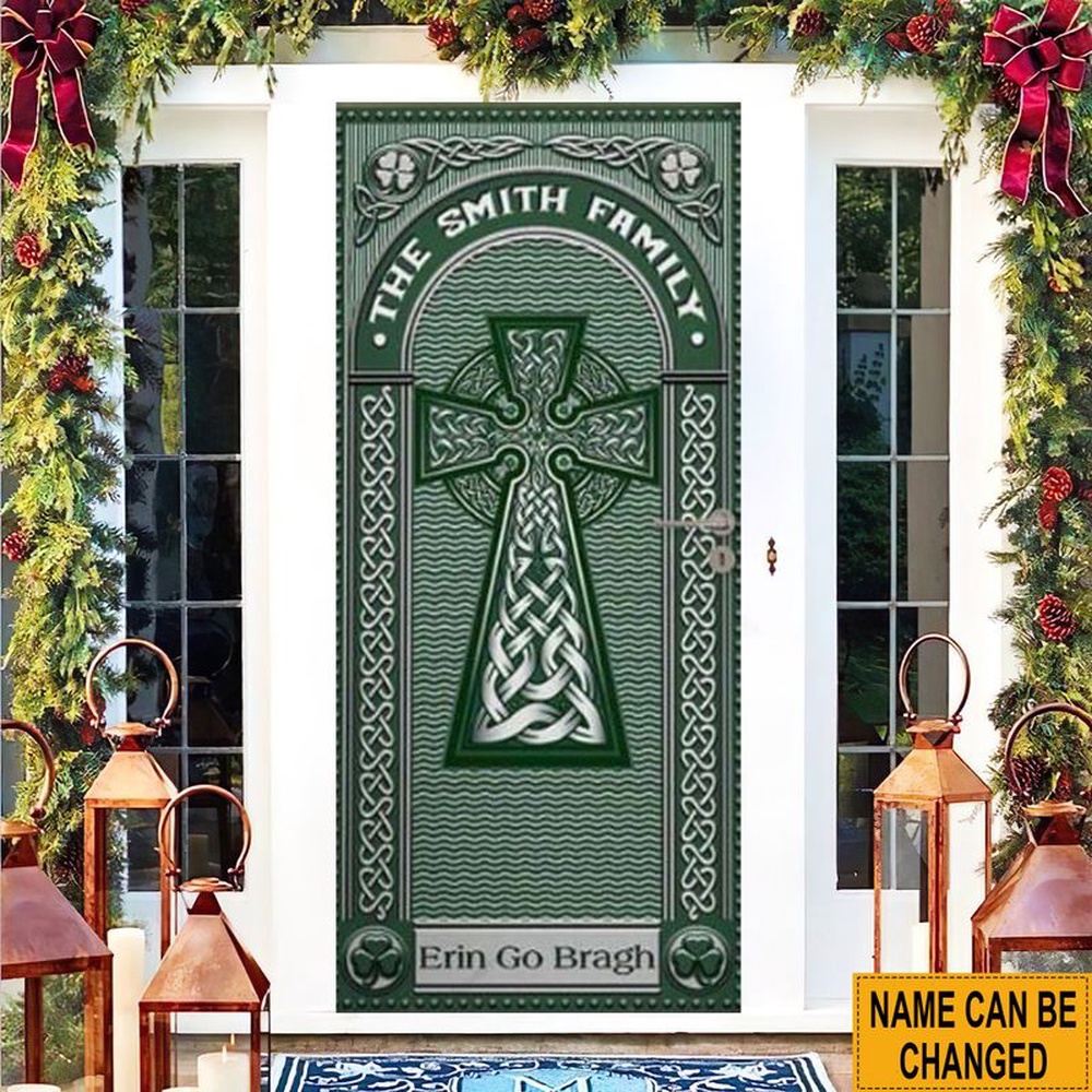 St Patricks Day Door Cover Personalized Name Irish Door Cover Celtic Cross Erin Go Bragh St Patricks Day Gift 1 bjhwdb.jpg St Patricks Day Door Cover Personalized Name Irish Door Cover Celtic Cross Erin Go Bragh St Patricks Day Gift 1 bjhwdb.jpg