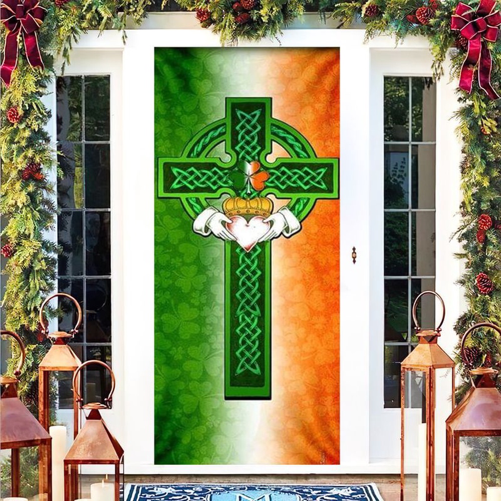 St Patricks Day Door Cover Saint Patricks Day Irish Celtic Cross Door Cover Irish People 1 olqcds.jpg St Patricks Day Door Cover Saint Patricks Day Irish Celtic Cross Door Cover Irish People 1 olqcds.jpg