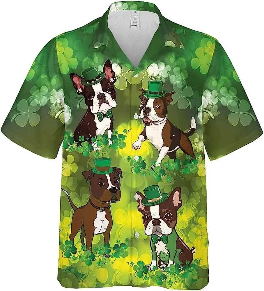 St Patricks Day Hawaiian Shirt Boston Terrier Short Sleeve Hawaiian Shirt St. Patrick s Day Shirt 1 f7gxeo.jpg St Patricks Day Hawaiian Shirt Boston Terrier Short Sleeve Hawaiian Shirt St. Patrick s Day Shirt 1 f7gxeo.jpg