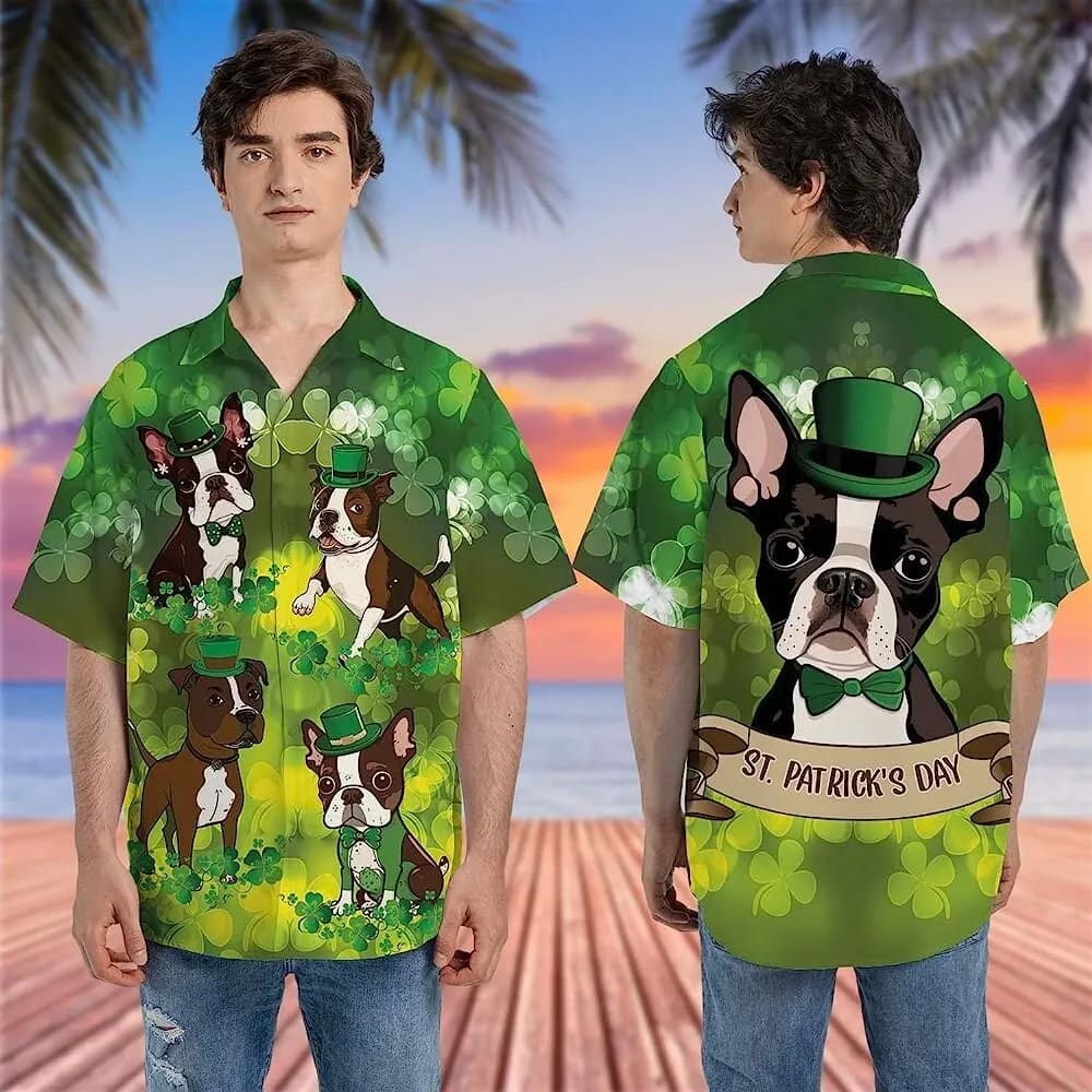 St Patricks Day Hawaiian Shirt Boston Terrier Short Sleeve Hawaiian Shirt St. Patrick s Day Shirt 2 razkdw.jpg St Patricks Day Hawaiian Shirt Boston Terrier Short Sleeve Hawaiian Shirt St. Patrick s Day Shirt 2 razkdw.jpg
