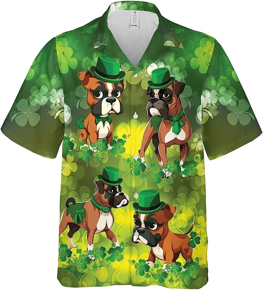 St Patricks Day Hawaiian Shirt Boxer Dog Hawaiian Aloha Shirt For St. Patrick s Day Casual Button Down Beach Shirt 1 ks9ykm.jpg St Patricks Day Hawaiian Shirt Boxer Dog Hawaiian Aloha Shirt For St. Patrick s Day Casual Button Down Beach Shirt 1 ks9ykm.jpg