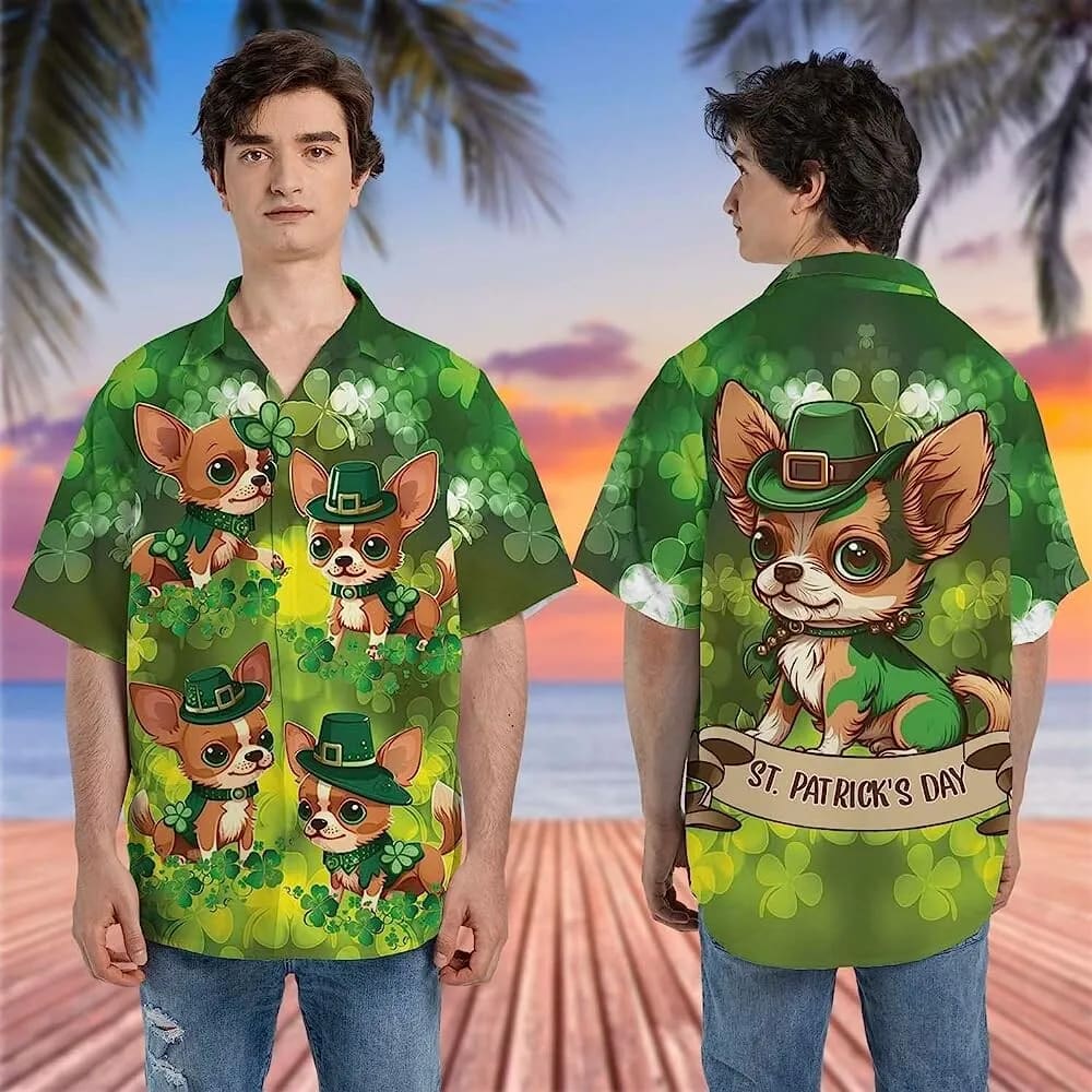 St Patricks Day Hawaiian Shirt Chihuahua Dog Patrick Shamrock Hawaiian Shirt Patrick Day Aloha Shirt 2 jcj0ah.jpg St Patricks Day Hawaiian Shirt Chihuahua Dog Patrick Shamrock Hawaiian Shirt Patrick Day Aloha Shirt 2 jcj0ah.jpg