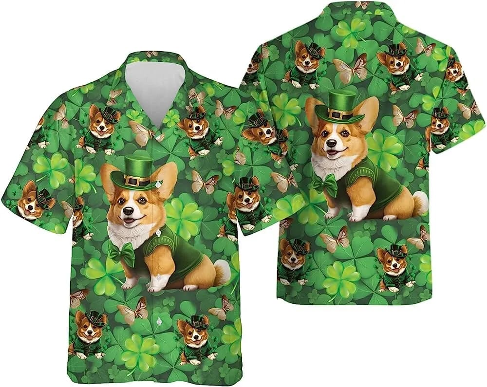 St Patricks Day Hawaiian Shirt Corgi Dog Patrick Day Button Down Hawaiian Shirt Corgi Dog Shirt St. Patrick s Day Shirt 2 vn8wot.jpg St Patricks Day Hawaiian Shirt Corgi Dog Patrick Day Button Down Hawaiian Shirt Corgi Dog Shirt St. Patrick s Day Shirt 2 vn8wot.jpg