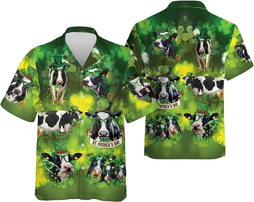 St Patricks Day Hawaiian Shirt Dairy Cow Happy St. Patrick s Day Aloha Shirt Patrick Cow Hawaiian Shirt 3 kybg6m.jpg
