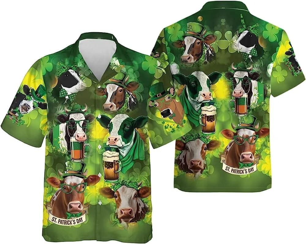 St Patricks Day Hawaiian Shirt Funny Patrick Cow Drinking Beer Hawaiian Shirt St. Patrick s Day Shirt 3 lrlyx3.jpg St Patricks Day Hawaiian Shirt Funny Patrick Cow Drinking Beer Hawaiian Shirt St. Patrick s Day Shirt 3 lrlyx3.jpg