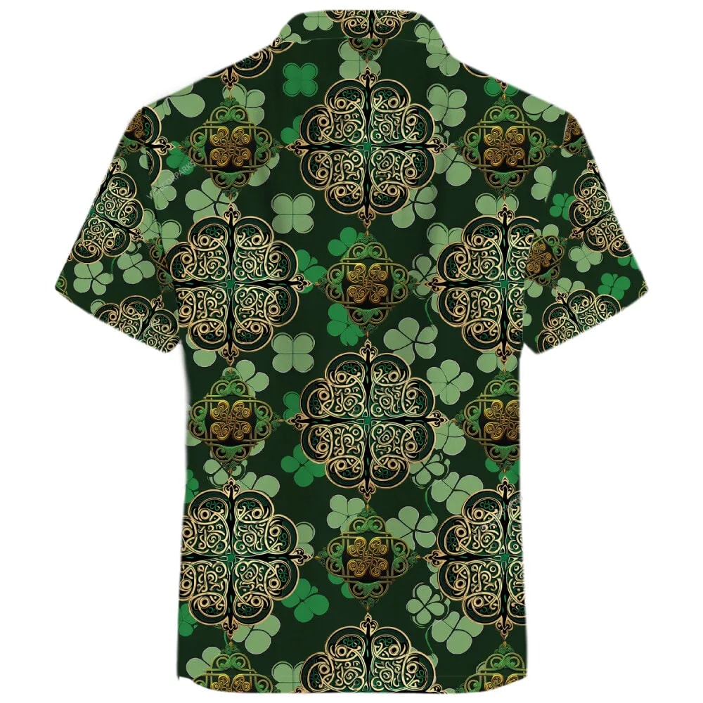 St Patricks Day Hawaiian Shirt Golden Four leaf Clover Printed Unisex Hawaiian Shirts 3 lwthpg.jpg St Patricks Day Hawaiian Shirt Golden Four leaf Clover Printed Unisex Hawaiian Shirts 3 lwthpg.jpg