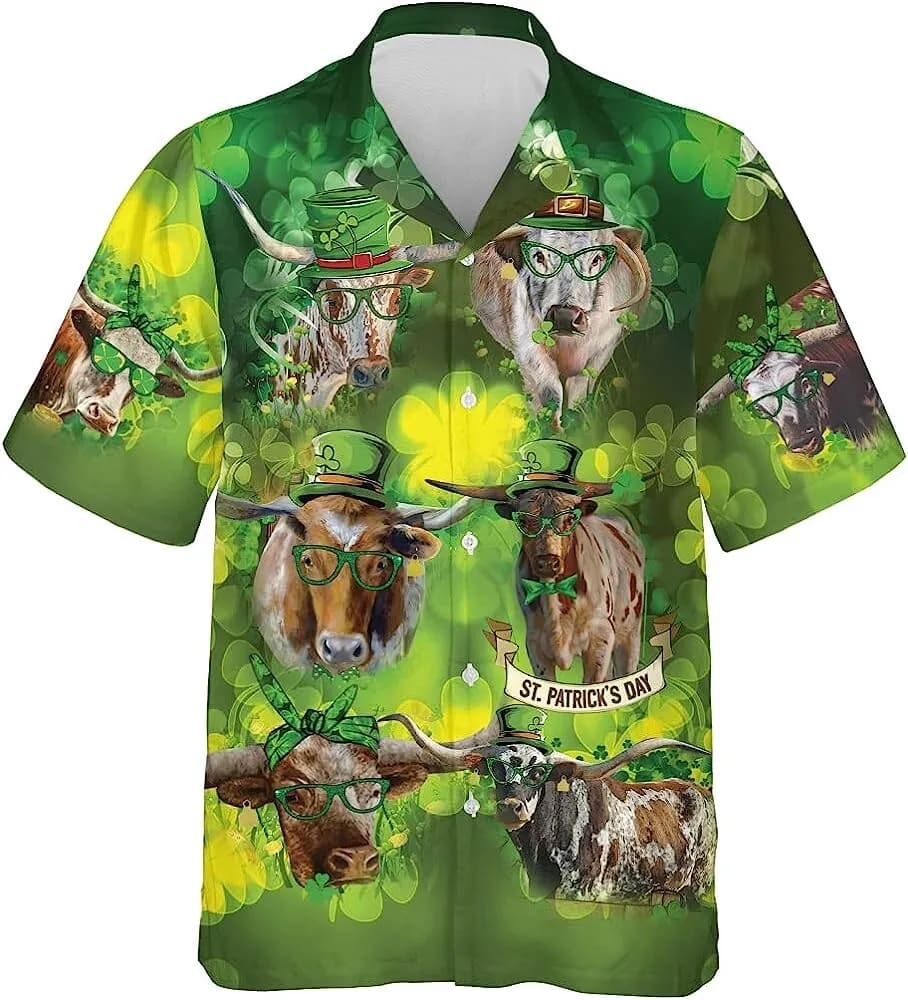 St Patricks Day Hawaiian Shirt Happy Patrick Cow Hawaiian Shirt For Men And Women Aloha Hawaiian Shirt Short Sleeve Hawaiian 1 yvq9lx.jpg