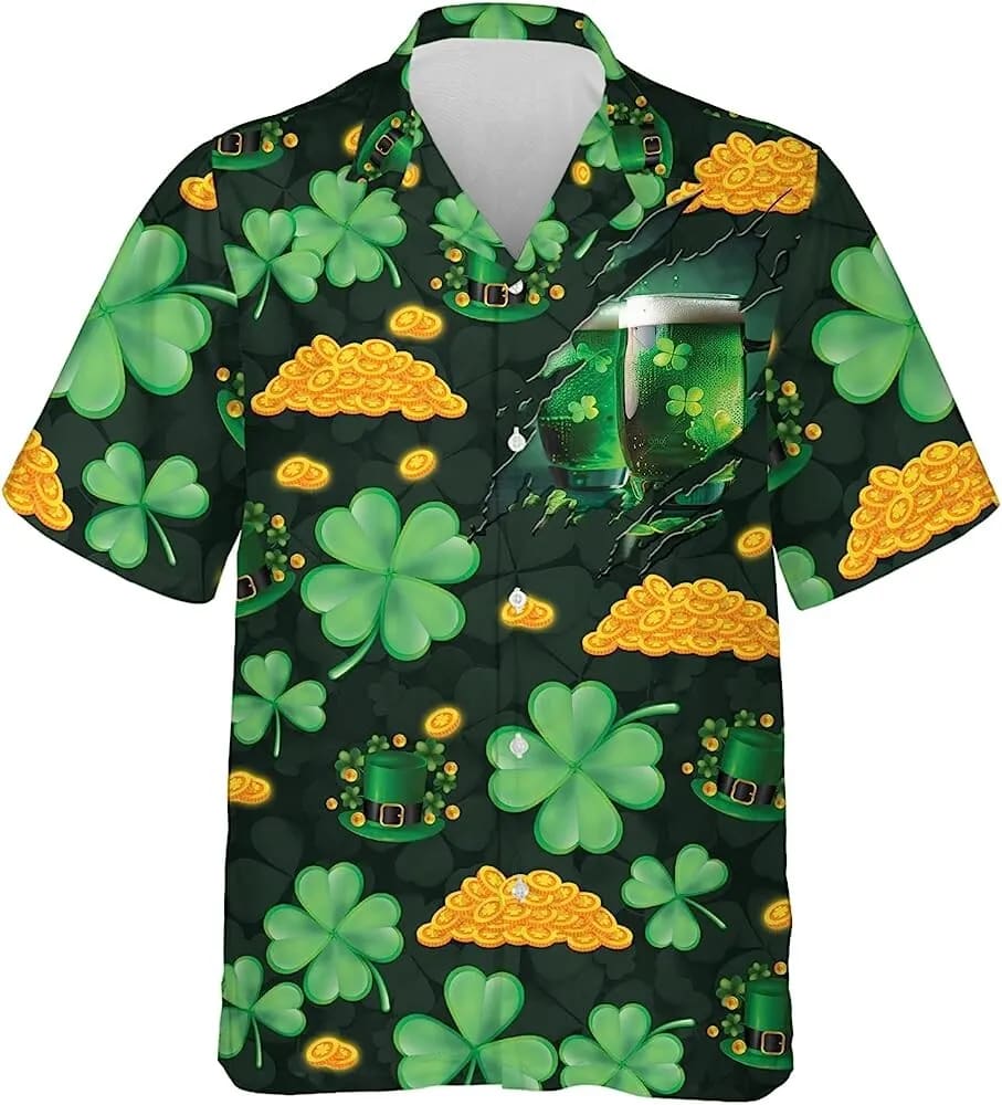 St Patricks Day Hawaiian Shirt Irish Shamrock Coins Hawaiian Shirt For Men Women St. Patrick s Day Shirt 1 b90mfy.jpg St Patricks Day Hawaiian Shirt Irish Shamrock Coins Hawaiian Shirt For Men Women St. Patrick s Day Shirt 1 b90mfy.jpg