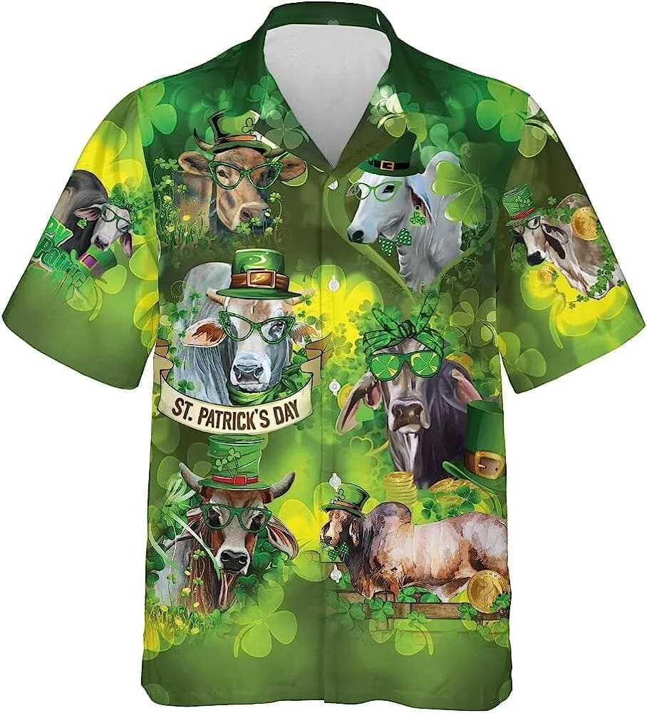 St Patricks Day Hawaiian Shirt Patrick Cow And Shamrock Hawaiian Aloha Shirt Casual Printed Beach Summer Shirt 1 giblnb.jpg St Patricks Day Hawaiian Shirt Patrick Cow And Shamrock Hawaiian Aloha Shirt Casual Printed Beach Summer Shirt 1 giblnb.jpg