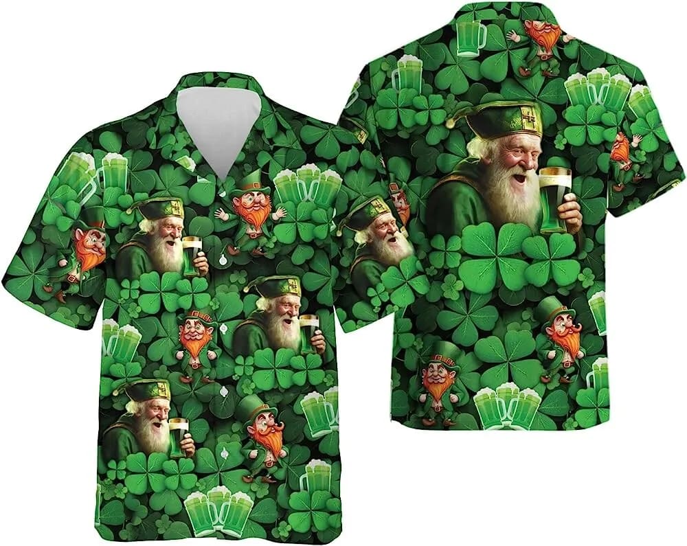 St Patricks Day Hawaiian Shirt Patrick Day Beer And Shamrock Hawaiian Shirt For Men St. Patrick s Day Shirt 3 a5chbl.jpg
