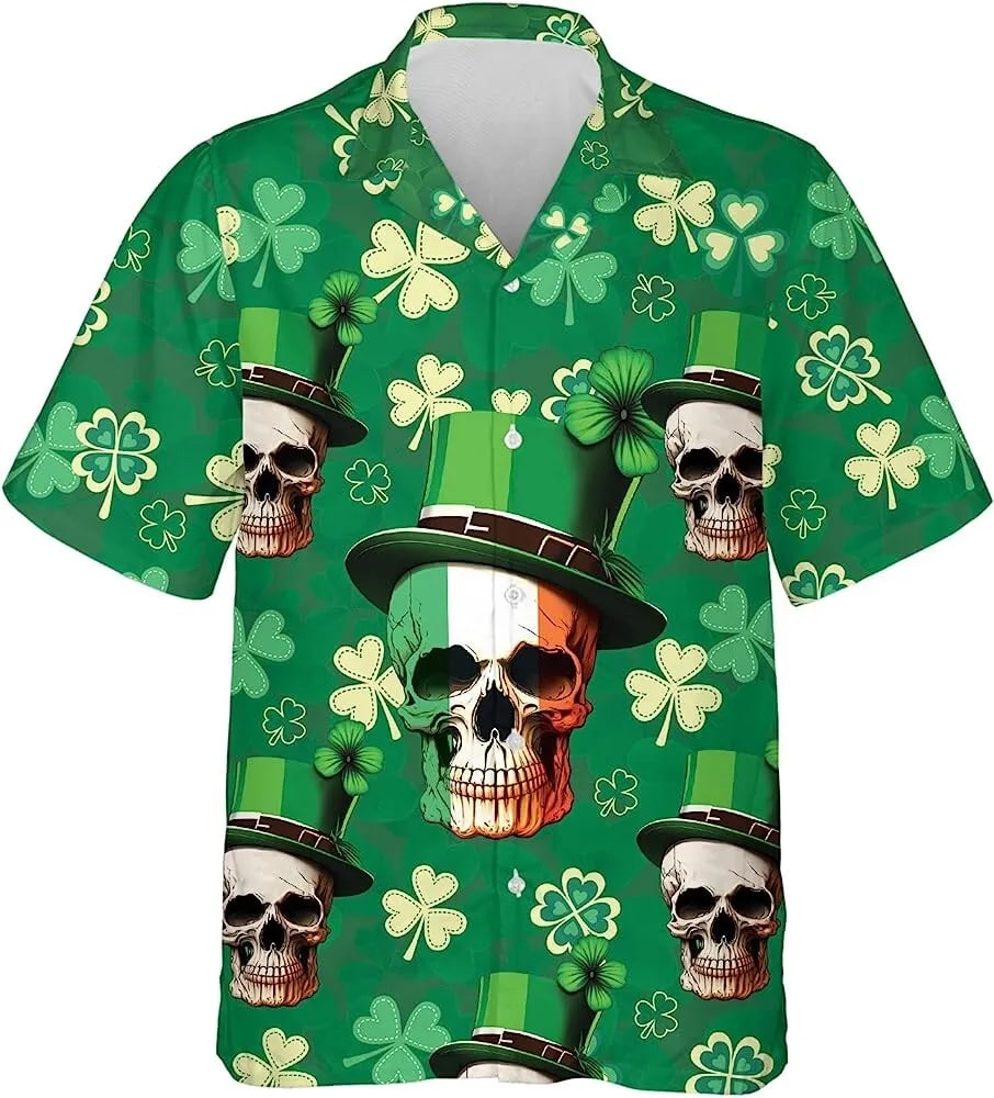 St Patricks Day Hawaiian Shirt Patrick Day Irish Skull Shamrock Hawaiian Shirt St. Patrick s Day Shirt 1 gxj0aw.jpg St Patricks Day Hawaiian Shirt Patrick Day Irish Skull Shamrock Hawaiian Shirt St. Patrick s Day Shirt 1 gxj0aw.jpg