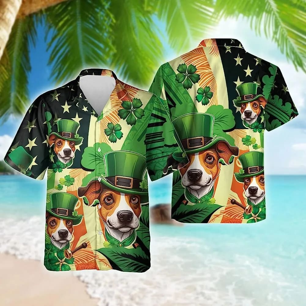 St Patricks Day Hawaiian Shirt Patrick Dog Hawaiian Shirt For Men Women Patrick Short Sleeve Button Down Hawaiian Shirt 2 ke4f45.jpg St Patricks Day Hawaiian Shirt Patrick Dog Hawaiian Shirt For Men Women Patrick Short Sleeve Button Down Hawaiian Shirt 2 ke4f45.jpg