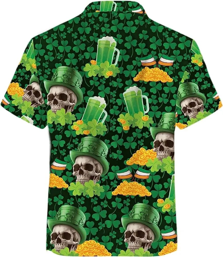 St Patricks Day Hawaiian Shirt Patrick Skull Clover Hawaiian Shirt For Men Casual Button Down Shirt St. Patrick s Day Shirt 2 bdt6ql.jpg St Patricks Day Hawaiian Shirt Patrick Skull Clover Hawaiian Shirt For Men Casual Button Down Shirt St. Patrick s Day Shirt 2 bdt6ql.jpg