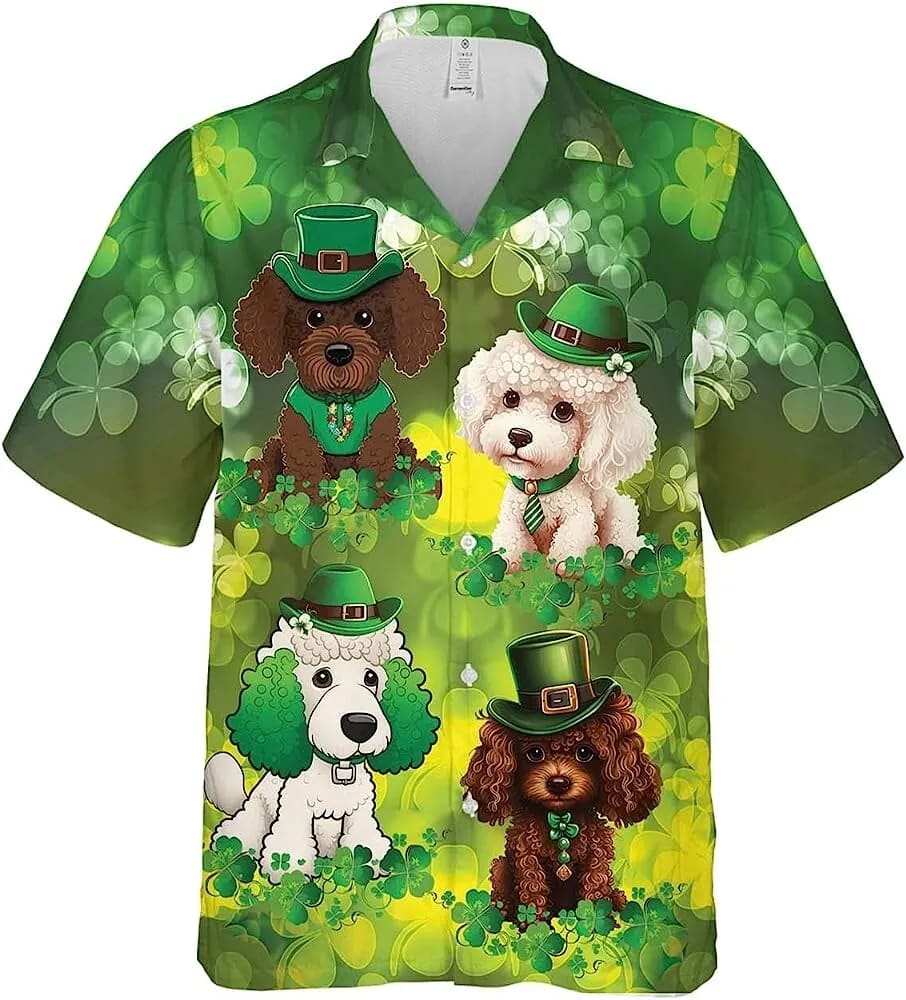 St Patricks Day Hawaiian Shirt Poodle Dog Short Sleeve Hawaiian Shirt For Men And Women Patrick Day Shirt 1 gtprix.jpg St Patricks Day Hawaiian Shirt Poodle Dog Short Sleeve Hawaiian Shirt For Men And Women Patrick Day Shirt 1 gtprix.jpg