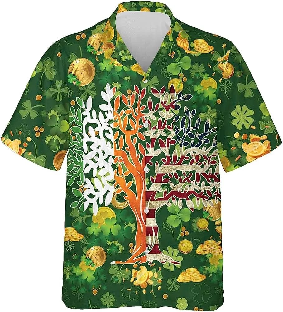 St Patricks Day Hawaiian Shirt Shamrock Tree Of Life Hawaiian Shirt Ireland And American Flag Shirt 1 mkwbwf.jpg St Patricks Day Hawaiian Shirt Shamrock Tree Of Life Hawaiian Shirt Ireland And American Flag Shirt 1 mkwbwf.jpg
