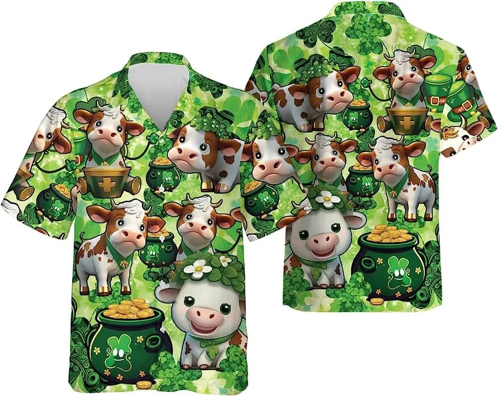 St Patricks Day Hawaiian Shirt St.patrick s Day Dairy Cow Hawaiian Aloha Shirt For Men Women Cow And Shamrock Pattern Shirt Patrick Day Shirt 2 lbzthx.jpg St Patricks Day Hawaiian Shirt St.patrick s Day Dairy Cow Hawaiian Aloha Shirt For Men Women Cow And Shamrock Pattern Shirt Patrick Day Shirt 2 lbzthx.jpg