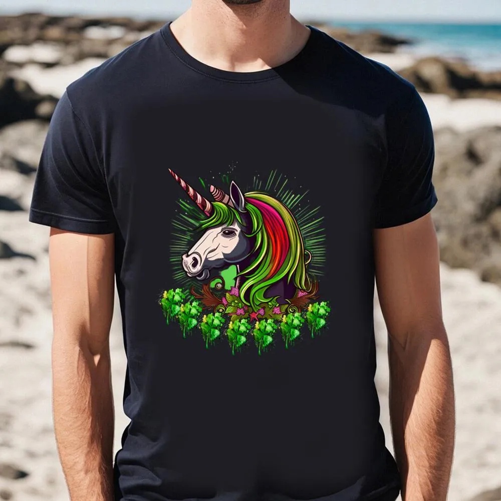 St Patricks Day T Shirt Cute And Funny St Patricks Day Unicorn Design T shirt Funny St Patricks Day Shirts 4 uryqq2.jpg