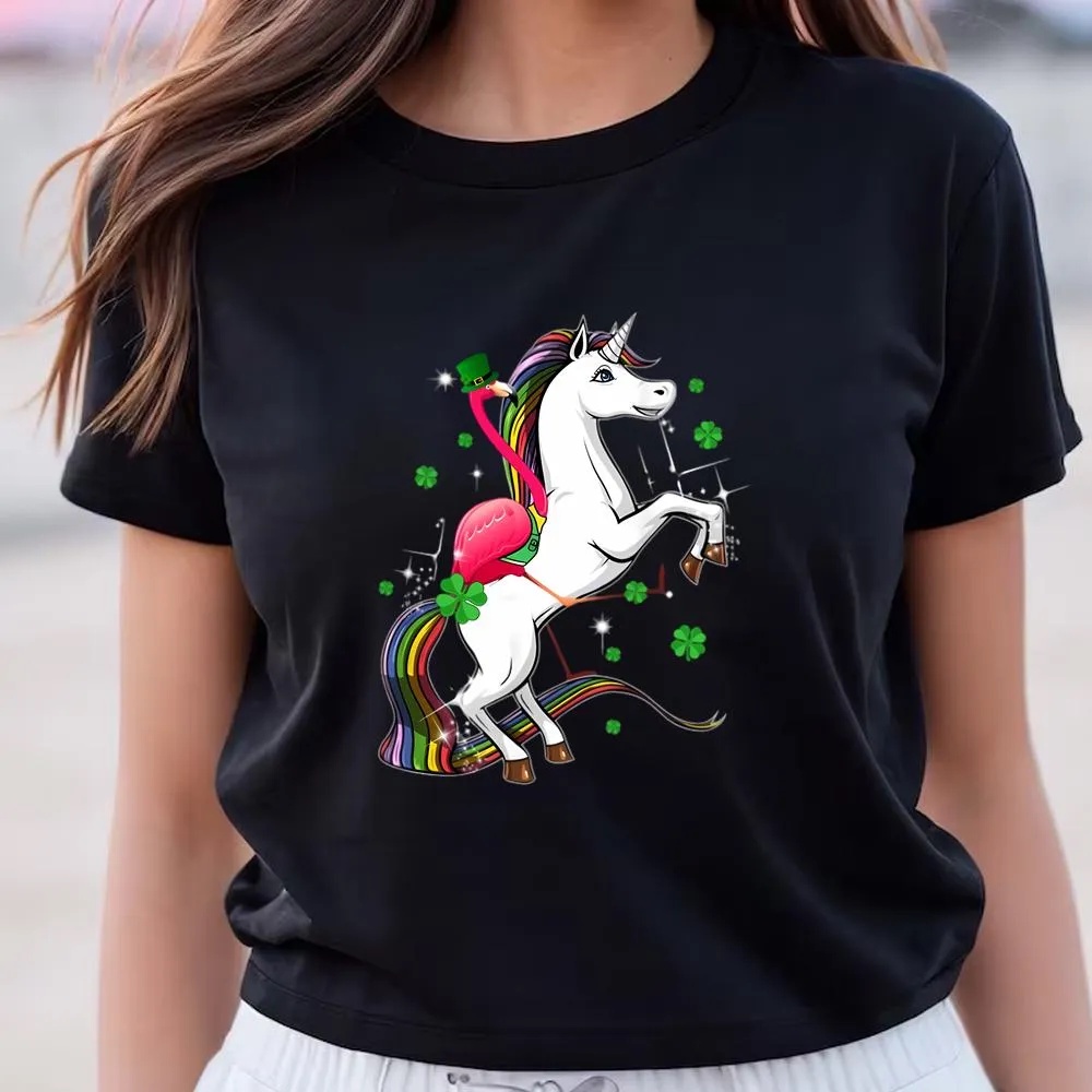 St Patricks Day T Shirt Flamingo Riding Unicorn St Patricks Day Irish T Shirt Funny St Patricks Day Shirts 2 gmjlev.jpg St Patricks Day T Shirt Flamingo Riding Unicorn St Patricks Day Irish T Shirt Funny St Patricks Day Shirts 2 gmjlev.jpg