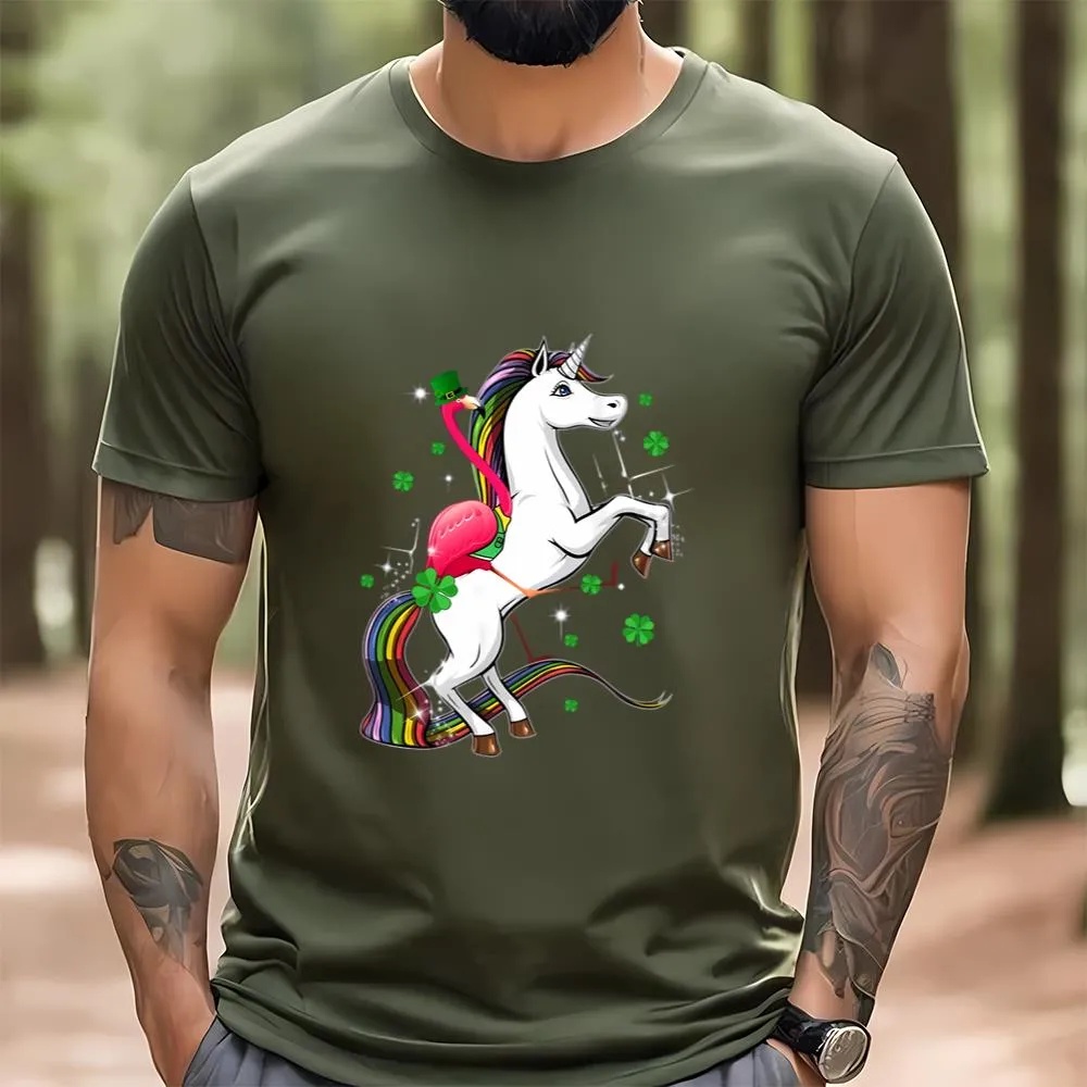 St Patricks Day T Shirt Flamingo Riding Unicorn St Patricks Day Irish T Shirt Funny St Patricks Day Shirts 3 ewvom8.jpg St Patricks Day T Shirt Flamingo Riding Unicorn St Patricks Day Irish T Shirt Funny St Patricks Day Shirts 3 ewvom8.jpg