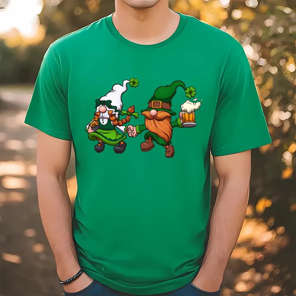St Patricks Day T Shirt Hopping St Patrick s Day Gnomes T Shirt Funny St Patricks Day Shirts 1 htinug.jpg