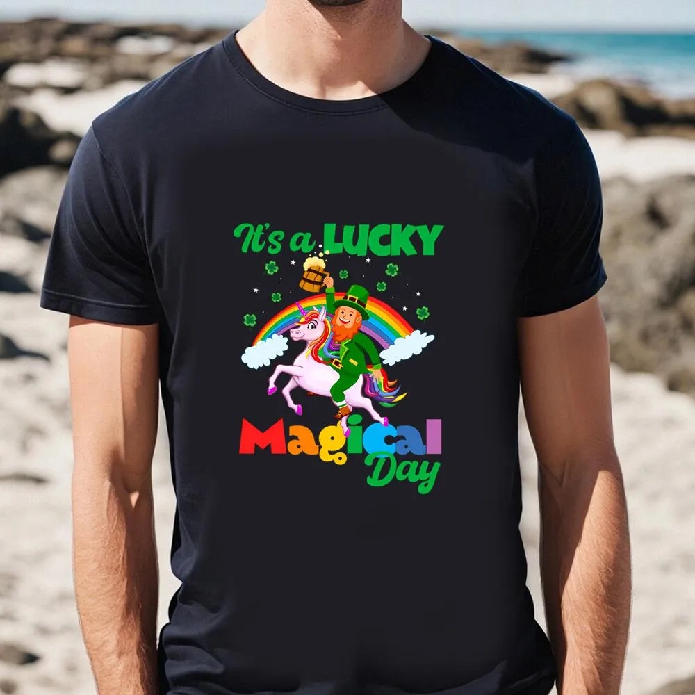 St Patricks Day T Shirt It s A Lucky Magical Day Leprechaun Unicorn Rainbow T Shirt Funny St Patricks Day Shirts 4 wfumll.jpg St Patricks Day T Shirt It s A Lucky Magical Day Leprechaun Unicorn Rainbow T Shirt Funny St Patricks Day Shirts 4 wfumll.jpg