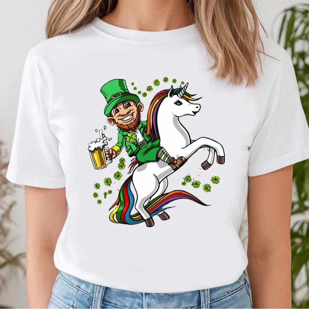 St Patricks Day T Shirt Leprechaun Riding Unicorn St Patricks Day T Shirt Funny St Patricks Day Shirts 2 iibtf9.jpg St Patricks Day T Shirt Leprechaun Riding Unicorn St Patricks Day T Shirt Funny St Patricks Day Shirts 2 iibtf9.jpg