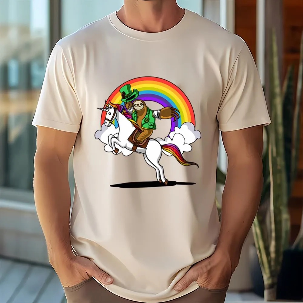 St Patricks Day T Shirt Leprechaun Sloth Riding Unicorn St Patricks Day Irish T Shirt Funny St Patricks Day Shirts 3 ub6zge.jpg St Patricks Day T Shirt Leprechaun Sloth Riding Unicorn St Patricks Day Irish T Shirt Funny St Patricks Day Shirts 3 ub6zge.jpg