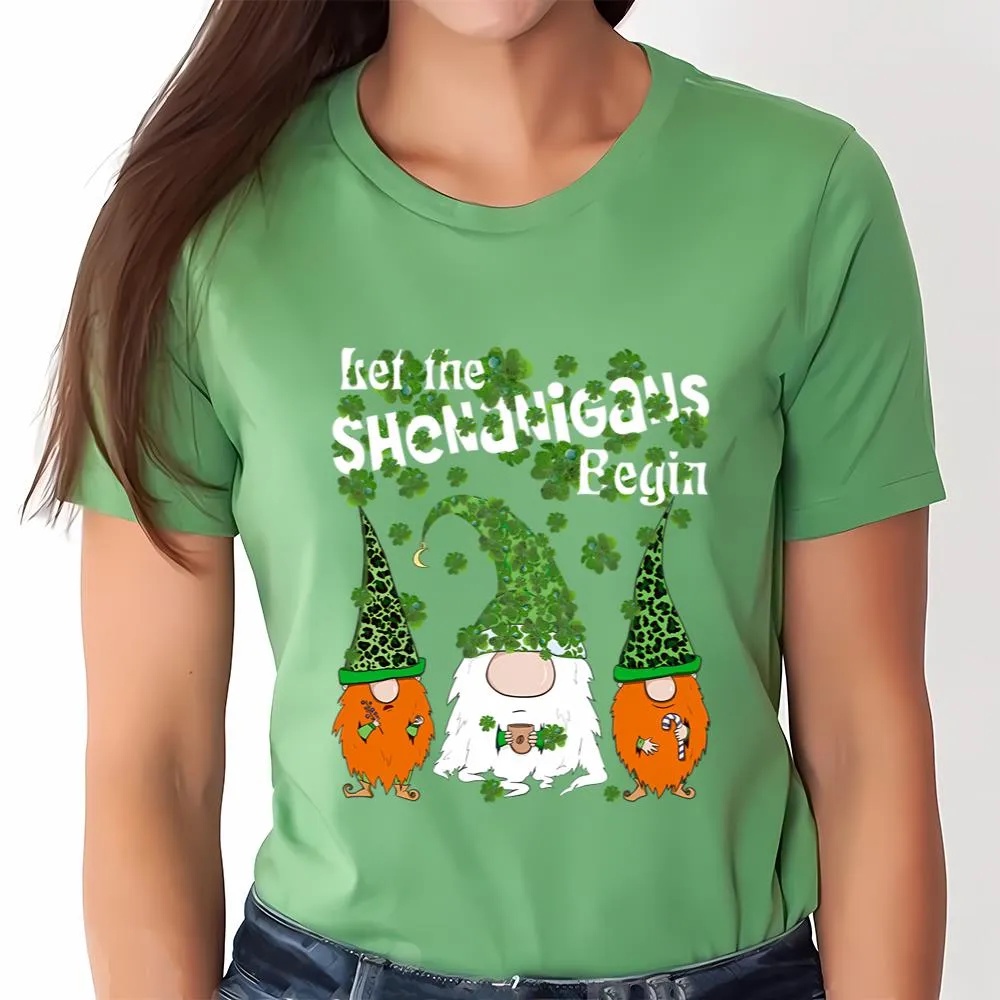 St Patricks Day T Shirt Let Shenanigans Begin Gnomes Green Clovers St Patricks Day T Shirt Funny St Patricks Day Shirts 4 ug3p0e.jpg St Patricks Day T Shirt Let Shenanigans Begin Gnomes Green Clovers St Patricks Day T Shirt Funny St Patricks Day Shirts 4 ug3p0e.jpg