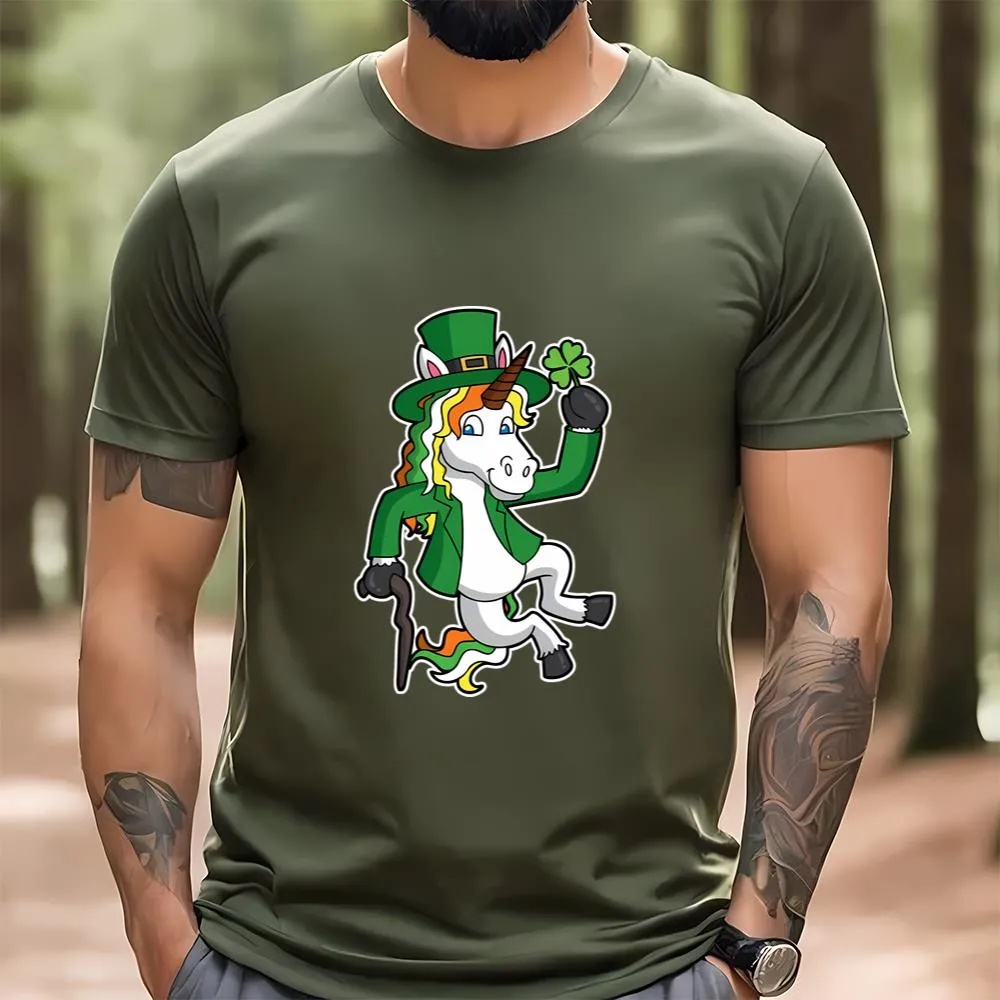 St Patricks Day T Shirt Lucky Irish Unicorn Leprechaun St Patrick s Day Heel Click T Shirt Funny St Patricks Day Shirts 3 oer31b.jpg