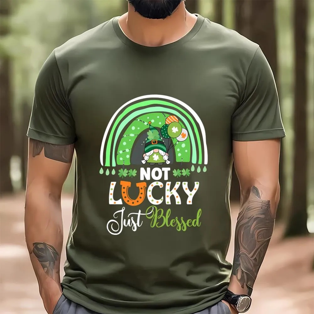 St Patricks Day T Shirt Not Lucky Just Blessed Rainbow Gnome Clover St Patrick s Day T Shirt Funny St Patricks Day Shirts 3 tkl9gf.jpg St Patricks Day T Shirt Not Lucky Just Blessed Rainbow Gnome Clover St Patrick s Day T Shirt Funny St Patricks Day Shirts 3 tkl9gf.jpg