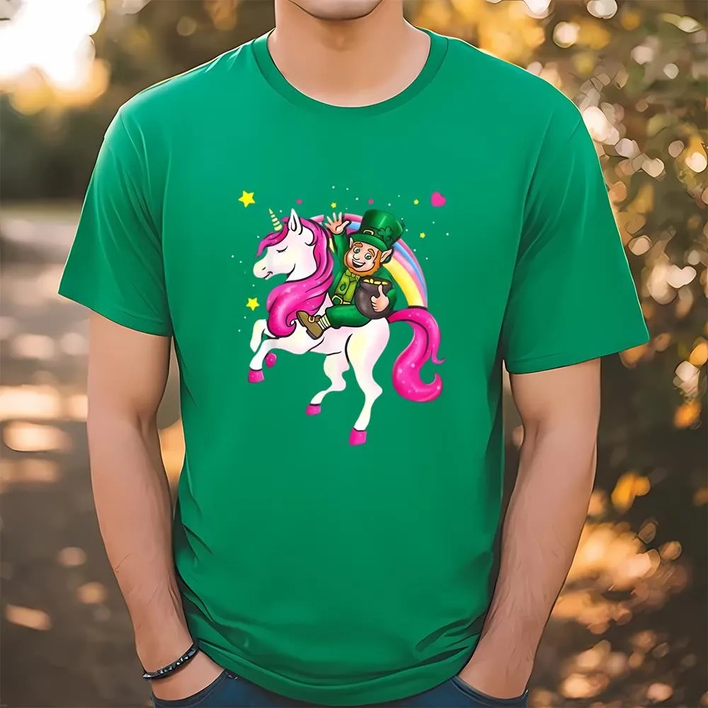 St Patricks Day T Shirt St Patricks Day Leprechaun Irish Unicorn Gift Shirt Funny St Patricks Day Shirts 1 pea0rf.jpg