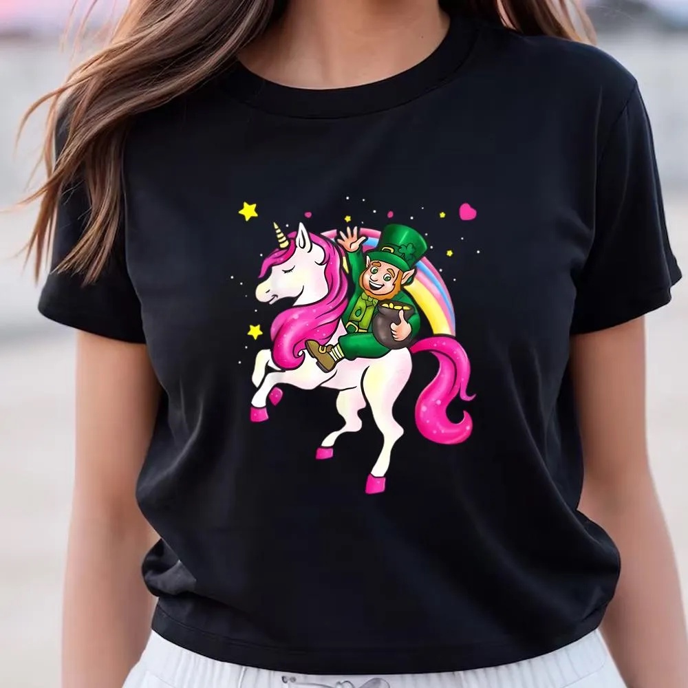 St Patricks Day T Shirt St Patricks Day Leprechaun Irish Unicorn Gift Shirt Funny St Patricks Day Shirts 2 k99o5j.jpg