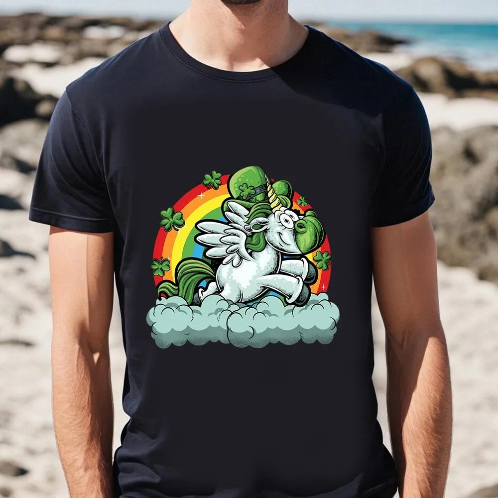 St Patricks Day T Shirt St Patricks Day Unicorn Unicorn Luck Funny T Shirt Funny St Patricks Day Shirts 4 naxjj5.jpg