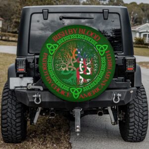 St Patricks Day Tire Cover, American…