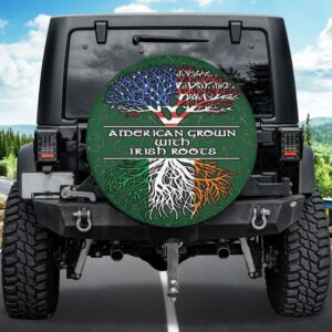 St Patricks Day Tire Cover, American…