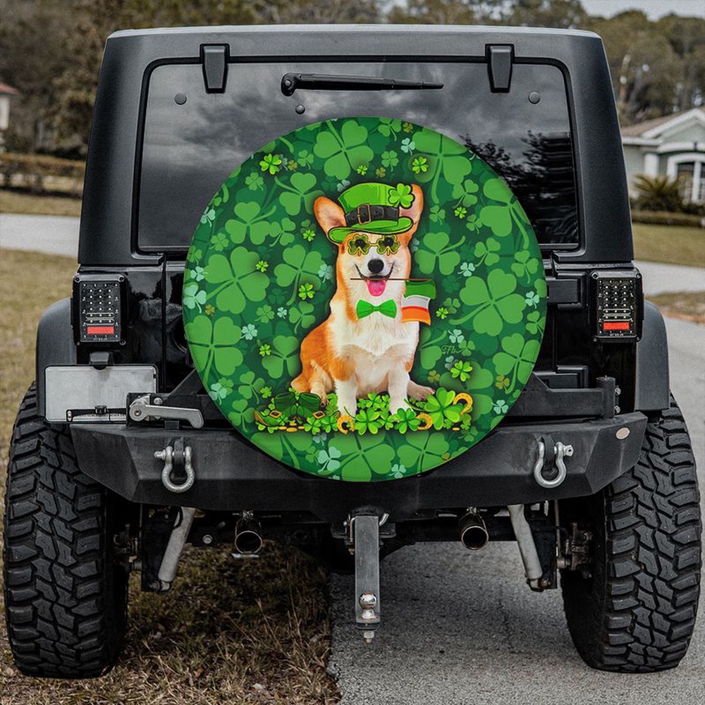 St Patricks Day Tire Cover Corgi St Patricks Day Decorations Cute Spare Tire Cover Women Dog Lover Irish Gift Ideas Dog Dad 1 u1pnzk.jpg St Patricks Day Tire Cover Corgi St Patricks Day Decorations Cute Spare Tire Cover Women Dog Lover Irish Gift Ideas Dog Dad 1 u1pnzk.jpg